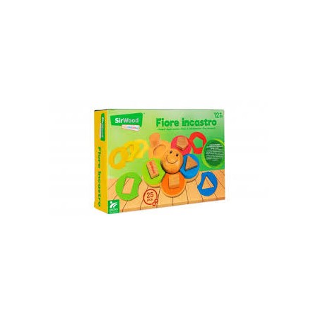 FIORI BLOCCHI GEOMETRICI/GIOCO INCASTRO