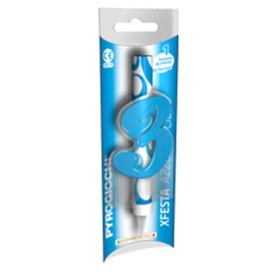 CANDELE FONTANA AZZURRO CIELO 3