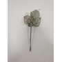 FIORI GAMBO CORTO ARGENTO.