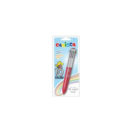 BIRO 10 COLORI CARIOCA ORIGINAL