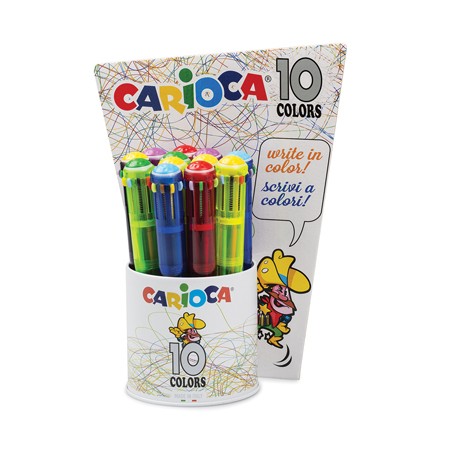BIRO 10 COLORI CARIOCA