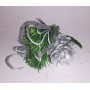 SET DECORAZIONI PIGNE CON SFERE ARGENTO