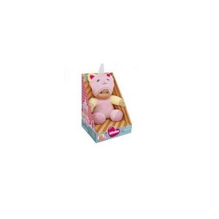 BAMBOLA SOFFICE CON CAPPUCCIO ANIMALE CM.25