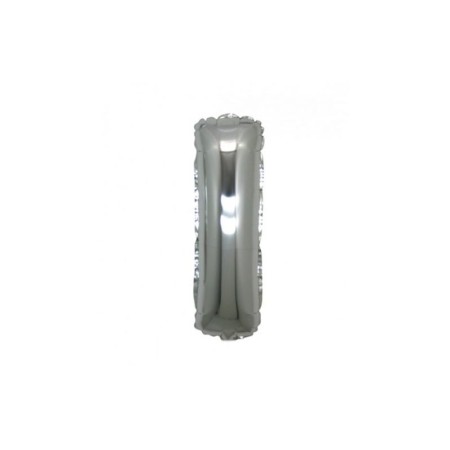 PALL. MYLAR LETTERA I CM 102 ARGENTO.