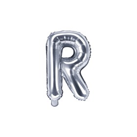 PALL. MYLAR LETTERA R CM 102 ARGENTO