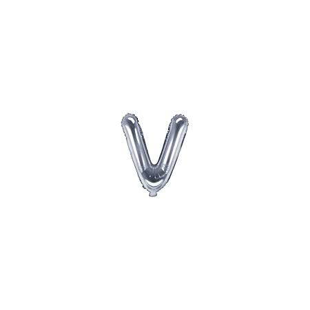 PALL. MYLAR LETTERA V CM 102 ARGENTO