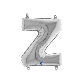 PALL. MYLAR LETTERA Z CM 102 ARGENTO.