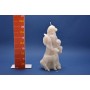 CANDELA BABBO+RENNA 10X8.5X20.1 LUCIDO PANNA