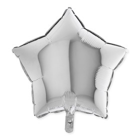 PALLONCINI MYLAR STELLA 45CM ARGENTO