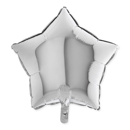 PALLONCINI MYLAR STELLA 45CM ARGENTO