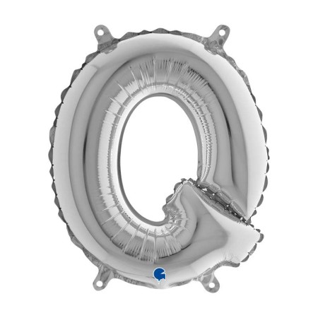 PALL. MYLAR LETTERA Q CM 36 ARGENTO