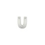 PALL. MYLAR LETTERA U CM 36 ARGENTO