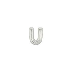 PALL. MYLAR LETTERA U CM 36 ARGENTO