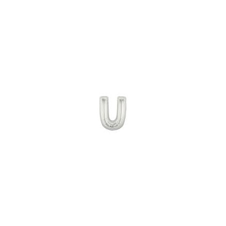 PALL. MYLAR LETTERA U CM 36 ARGENTO