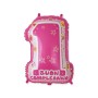 PALLONCINI MYLAR 45X62 UN ANNO ROSA