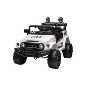 AUTO EL TOYOTA FJ CRUISER BIANCA 12 V R/C
