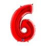 PALL. MYLAR NUM 6 CM 102 ROSSO
