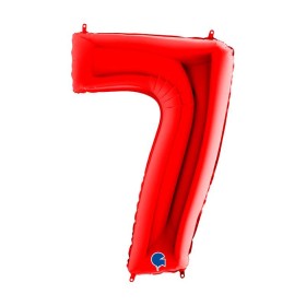 PALL. MYLAR NUM 7 CM 102 ROSSO