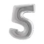 PALL. MYLAR NUM 5 CM 102 ARGENTO