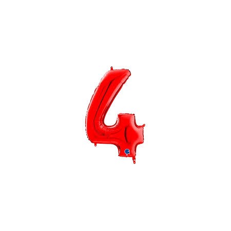PALL. MYLAR NUM 4 CM 102 ROSSO