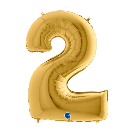 PALL. MYLAR NUMERO 1 CM 36 ORO