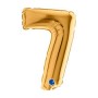 PALL. MYLAR NUMERO 7 CM 36 ORO