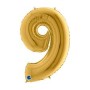 PALL. MYLAR NUMERO 7 CM 36 BLU