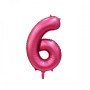 PALL. MYLAR NUMERO 6 CM 102 FUXIA