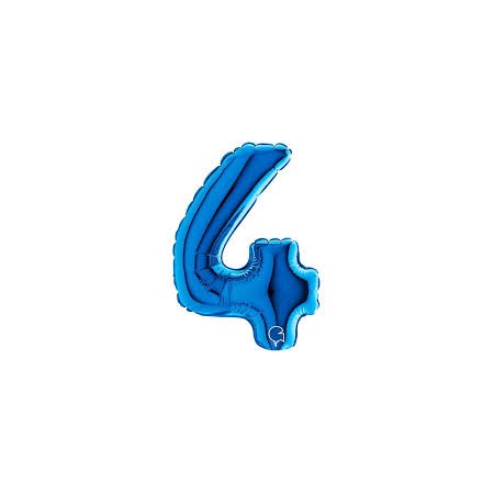 PALL. MYLAR NUMERO 4 CM 102 BLU