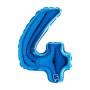 PALL. MYLAR NUMERO 4 CM 102 BLU