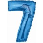 PALL. MYLAR NUMERO 7 CM 102 BLU
