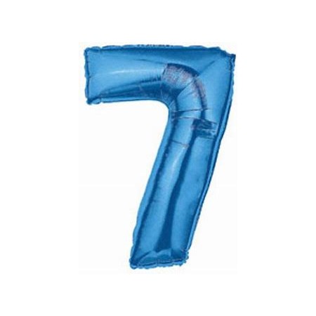 PALL. MYLAR NUMERO 7 CM 102 BLU