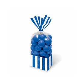 SACCHETTO PORTACONFETTI BLU
