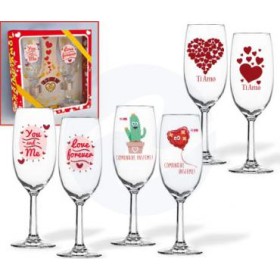 COPPIA FLUTES SAN VALENTINO