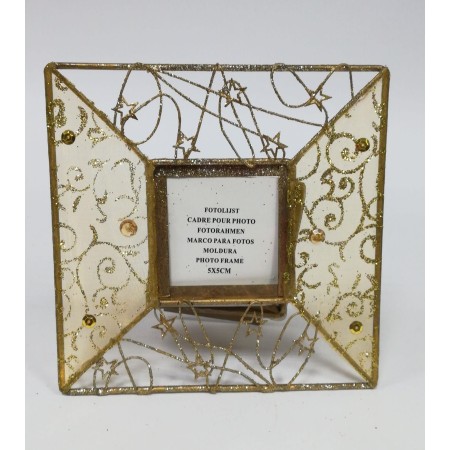 PORTAFOTO ORGANZA 5X5 74924