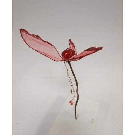 FARFALLA ROSSA CM 40