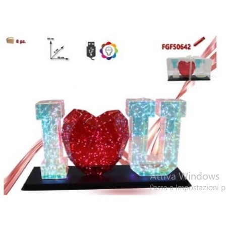 SCRITTA IN PVC LUMINOSO