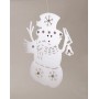 OMINO NEVE BIANCO C/GEMME ROSSE
