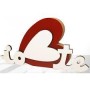 SCRITTA LEGNO DECORATIVA IO E TE 23*12 CM