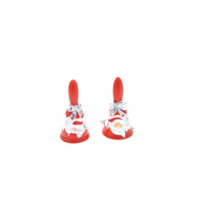 CAMPANELLE CERAMICA ARGENTO/ROSSO