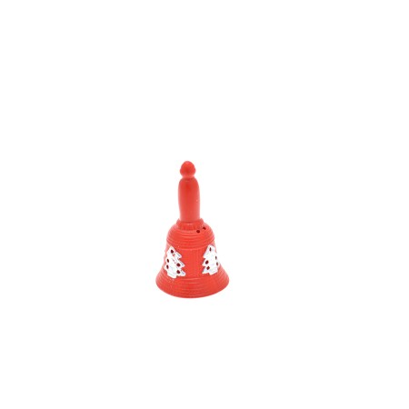 CAMPANELLE CERAMICA ARGENTO/ROSSO
