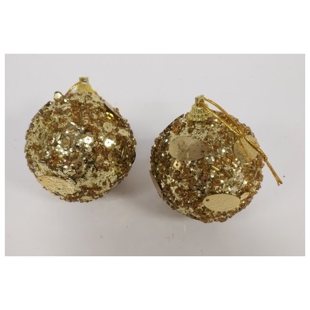 8 SFERE ORO 6CM - 012BA7A60376G