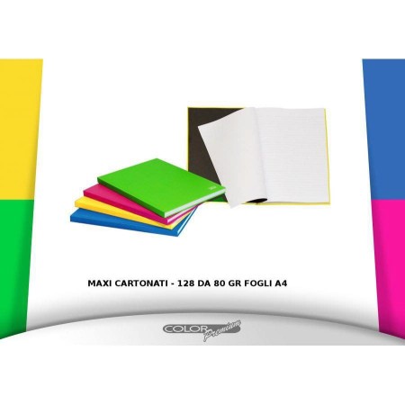 MAXI CART. 72 FOGLI 4MM COLOR PREMIUM
