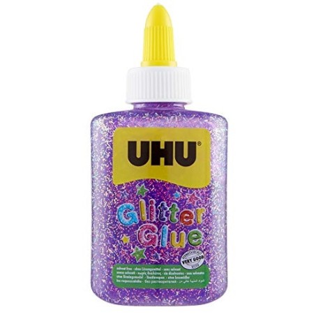 COLLE GLITTER UHU 88ML VIOLA