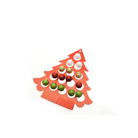 APPENDINO ALBERO C/15 PALLINE 3CM MULTICOLOR