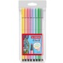 BIRO STABILO POINT 68 PASTEL X8