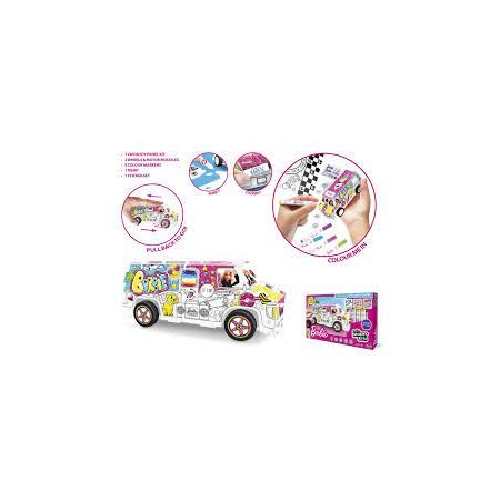 BARBIE VAN MARKER CAMPER DA COLORARE