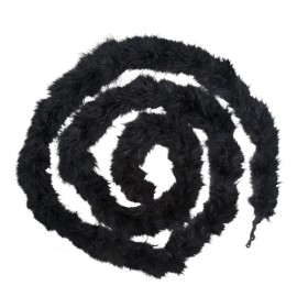 BOA MARABOU NERO 180CM