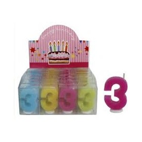 CANDELE N.1 BIANCHE 5CM