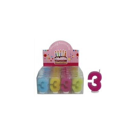 CANDELE N.1 BIANCHE 5CM